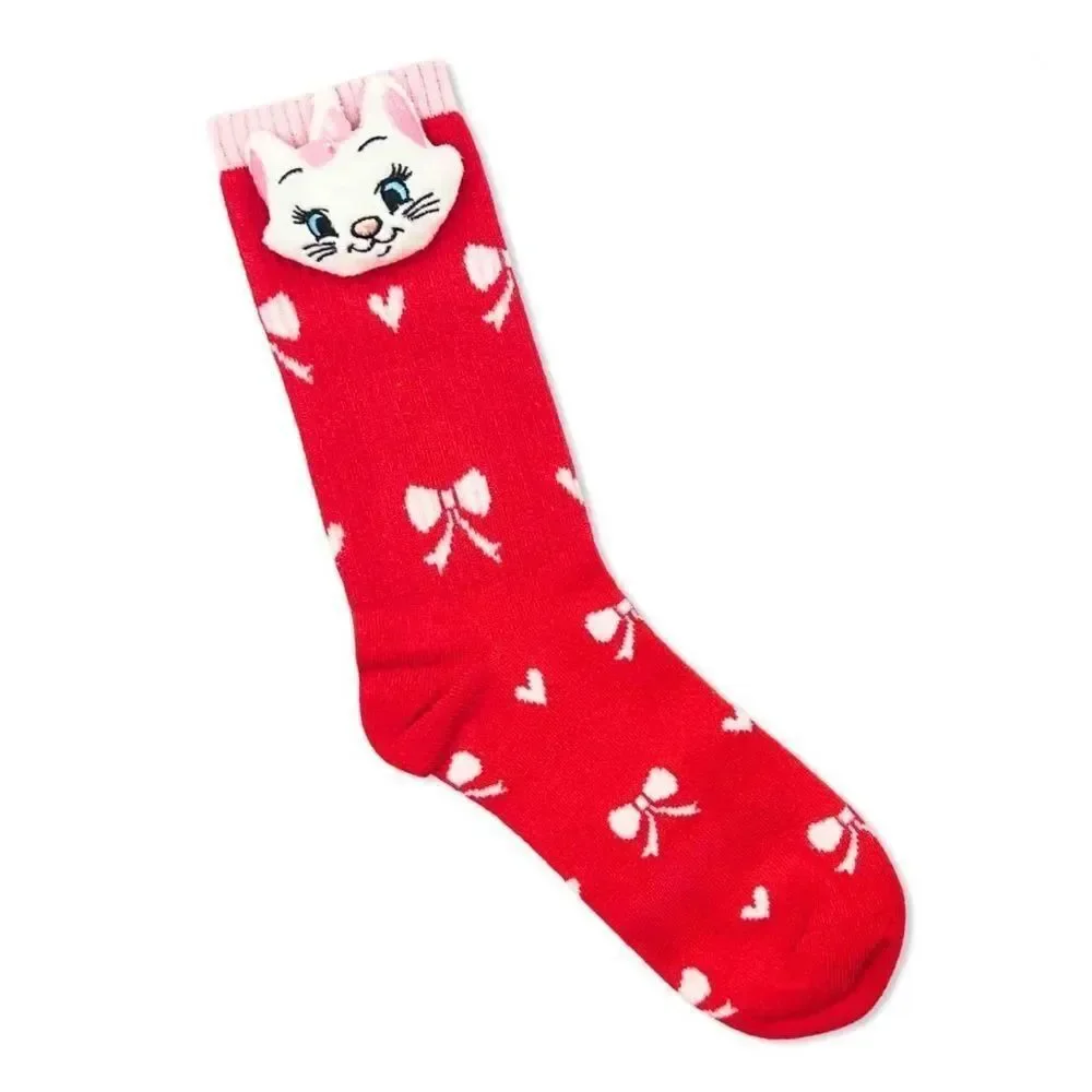 Women’s Hello Kitty & Aristocats Mid-Crew Socks 3-Pair Size 4-10